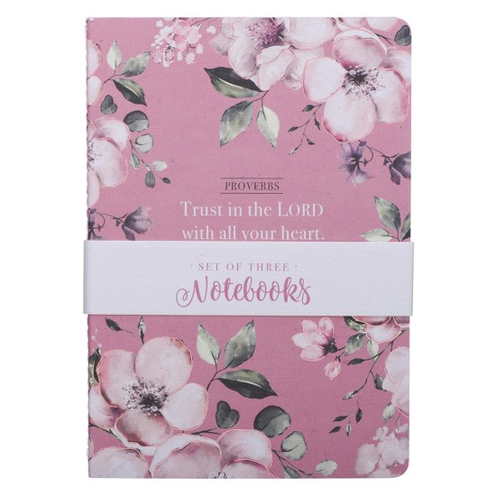 Trust in the Lord Medium Notebook Set - Proverbs 3:5