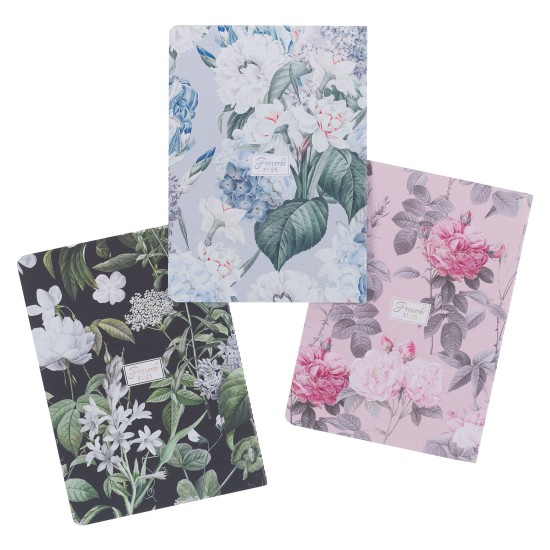 Graceful Peonies Large Notebook Set - Proverbs 31