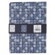 Faith Love and Grace Blue Floral Tile Notebook Set