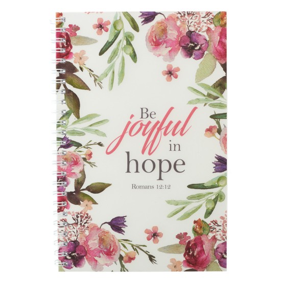 Be Joyful in Hope Wirebound Notebook - Romans 12:12