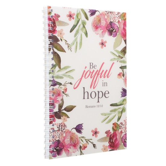 Be Joyful in Hope Wirebound Notebook - Romans 12:12