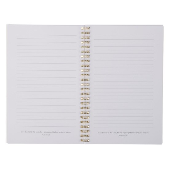 Footprints in the Sand Spiral Notebook - Isaiah 46:4