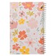 Strength and Dignity Bright Floral Spiral Notebook - Proverbs 31:25