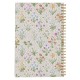 Sufficient Grace Taupe Meadow Soft Cover Spiral Notebook - 2 Corinthians 12:9