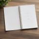 Sufficient Grace Taupe Meadow Soft Cover Spiral Notebook - 2 Corinthians 12:9
