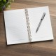 Sufficient Grace Taupe Meadow Soft Cover Spiral Notebook - 2 Corinthians 12:9