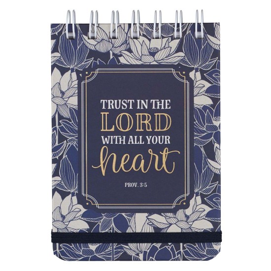 Trust In The Lord Wirebound Notepad - Proverbs 3:5-6