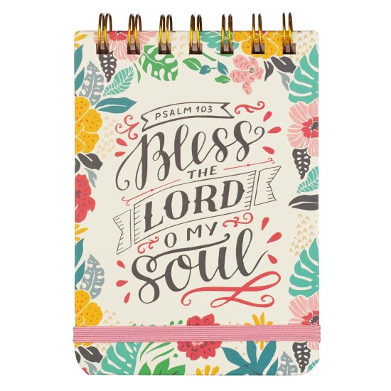 Bless the Lord Oh My Soul Wirebound Notepad