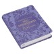 One-Minute Devotions®: Daily Encouragement for Women Purple Floral Faux Leather Devotional