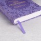 One-Minute Devotions®: Daily Encouragement for Women Purple Floral Faux Leather Devotional