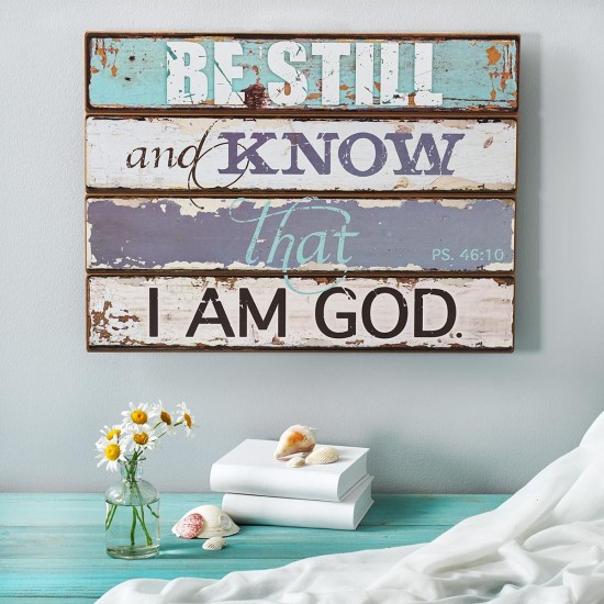Be Still Wall Plaque - Psalm 46:10 Be Still Wall Plaque - Psalm 46:10