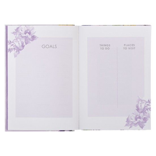 2023 Ask Seek Knock Purple Floral Quarter-bound Hardcover Daily Planner - Matthew 7:7 2023 Ask Seek Knock Purple Floral Quarter-bound Hardcover Daily Planner - Matthew 7:7