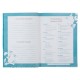 2023 Blessed is She Teal Butterfly Quarter-bound Hardcover Daily Planner - Luke 1:45