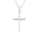 Diamond Cut Cross Small Religious Pendant Charm