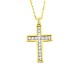 Double-color cross (fine steel)