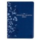 Navy Blue Faux Leather Spiritual Growth Bible