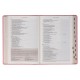 Pink Faux Leather Spiritual Growth Bible