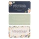 101 Prayers From The Bible Navy Scripture Cards in a Tin