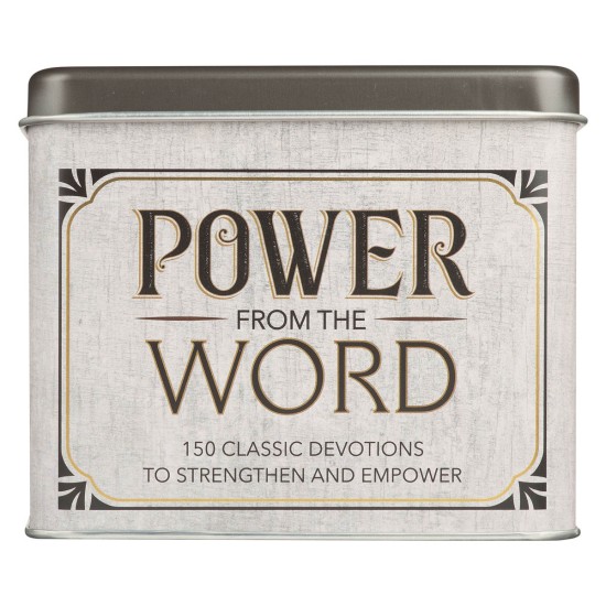 Power from the Word Devotional Cards in a Tin Power from the Word Devotional Cards in a Tin