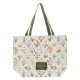 My Grace is Sufficient Floral Tapestry Canvas Tote Bag