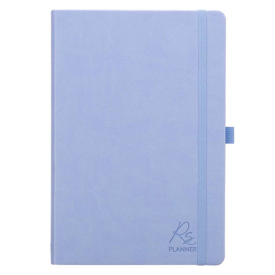 Blue Faux Leather Rolene Strauss Undated Planner