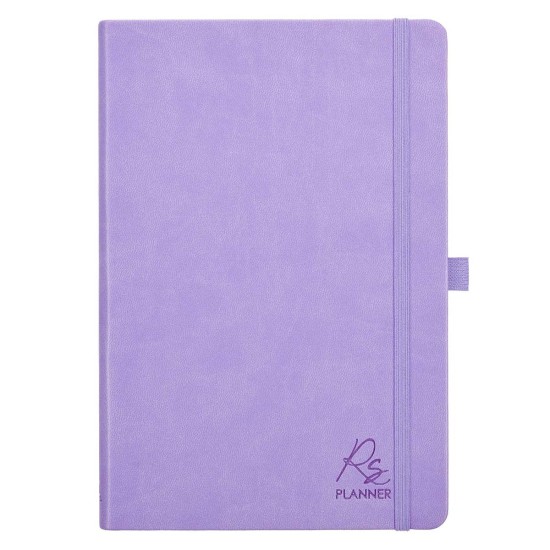 Lavender Faux Leather Rolene Strauss Undated Planner