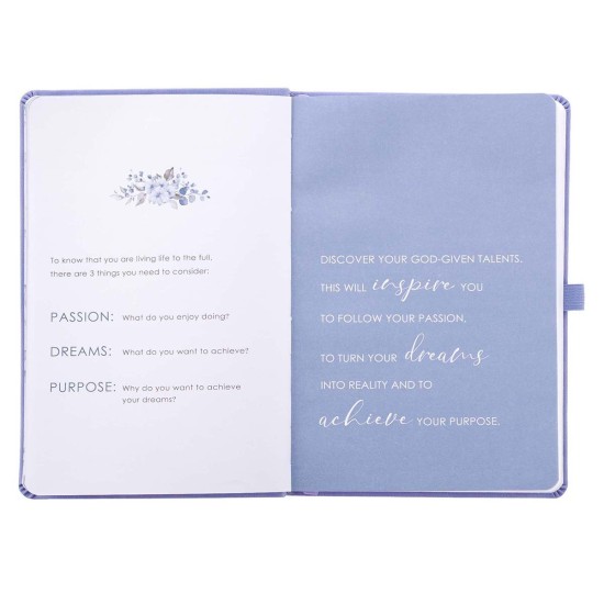 Lavender Faux Leather Rolene Strauss Undated Planner