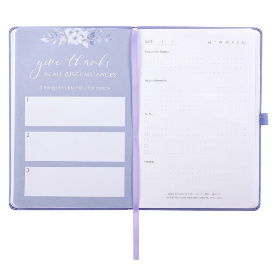 Lavender Faux Leather Rolene Strauss Undated Planner