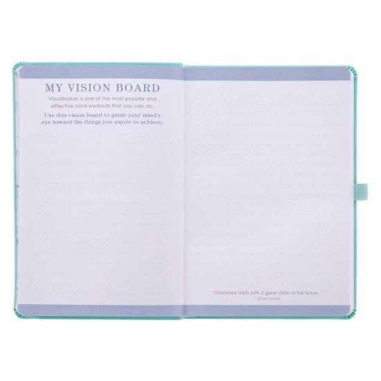 Mint Green Faux Leather Rolene Strauss Undated Planner