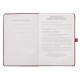 Merlot Faux Leather Baxter Undated Planner