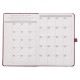 Merlot Faux Leather Baxter Undated Planner