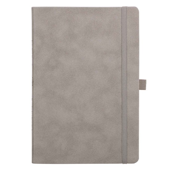 Gray Faux Leather Baxter Undated Planner