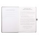 Gray Faux Leather Baxter Undated Planner