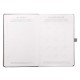 Gray Faux Leather Baxter Undated Planner