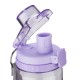 Trust in the Lord Purple BPA-free Plastic Water Bottle - Proverbs 3:5-6