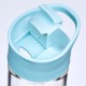 Blue The Joy of the Lord Glass Water Bottle - Nehemiah 8:10