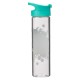 Turquoise Whoever Believes in Him Glass Water Bottle - John 3:16 Turquoise Whoever Believes in Him Glass Water Bottle - John 3:16