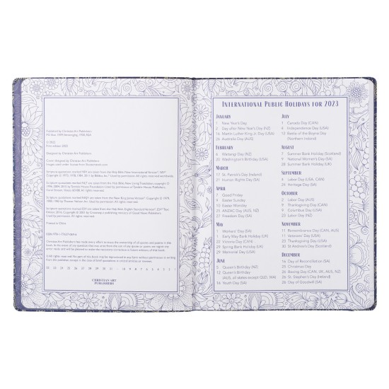 2023 I Know the Plans Weekly Planner with Elastic Closure - Jeremiah 29:11 2023 I Know the Plans Weekly Planner with Elastic Closure - Jeremiah 29:11