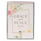 Grace and Peace White Floral Writing Paper and Envelope Set - Romans 1:7