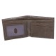 With God All Things Are Possible Brown Genuine Leather Wallet - Matthew 19:26