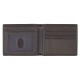 Be Strong in the Lord Charcoal-Brown Genuine Leather Wallet - Ephesians 6:10