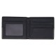 Walk by Faith Black and Gray Full Grain Leather Wallet - 2 Corinthians 5:7