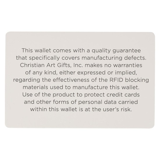 Walk by Faith Black and Gray Full Grain Leather Wallet - 2 Corinthians 5:7