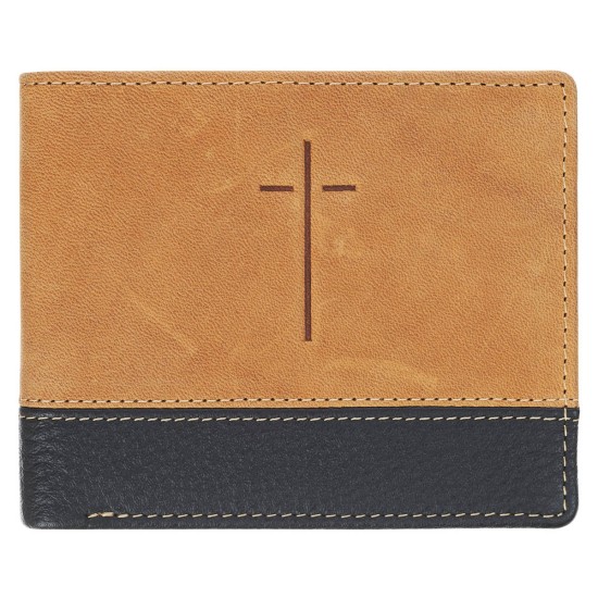 Cross Camel Tan and Espresso Full-grain Leather Wallet